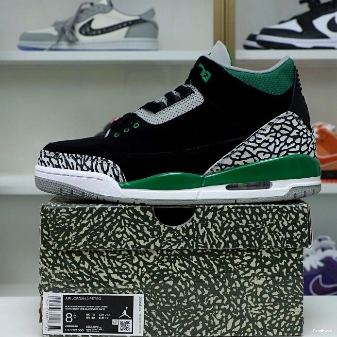 JORDAN PINE AIR GREEN 3 0107